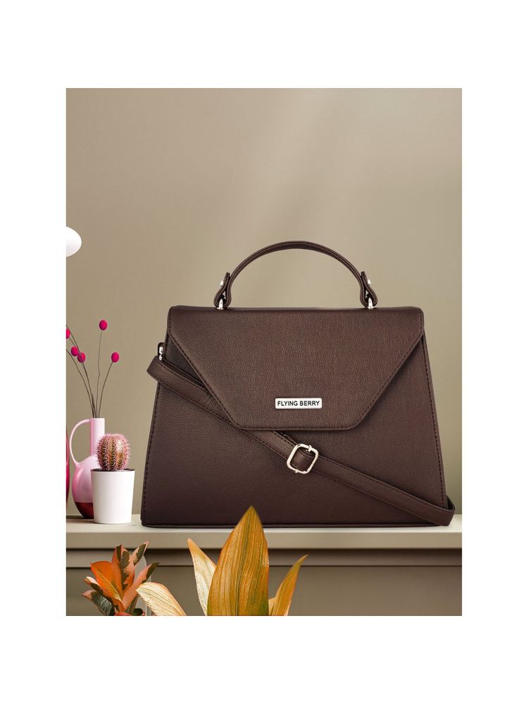 FLYING BERRY Womens Brown Hand Bag-picture-12